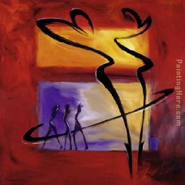 Alfred Gockel Rhumba in Red I